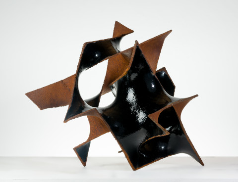 James Angus Starship, 2022; steel, enamel paint; 70 x 88 x 80 cm; more info; enquire