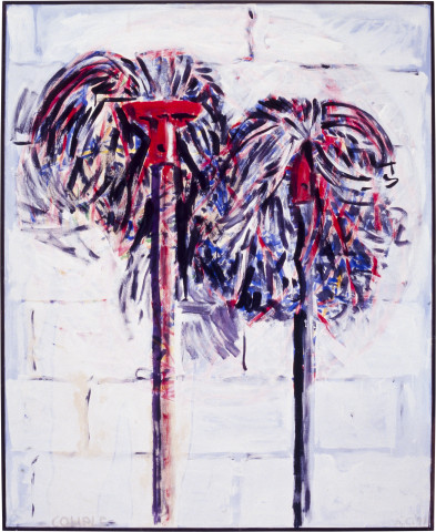 Gunter Christmann Couple, 1991; acrylic on canvas; 168 x 137 cm; enquire