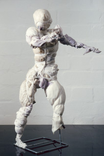 Richard Goodwin Figure Maquettes, 1987; cotton, acrylic on steel frames; dimensions variable; enquire