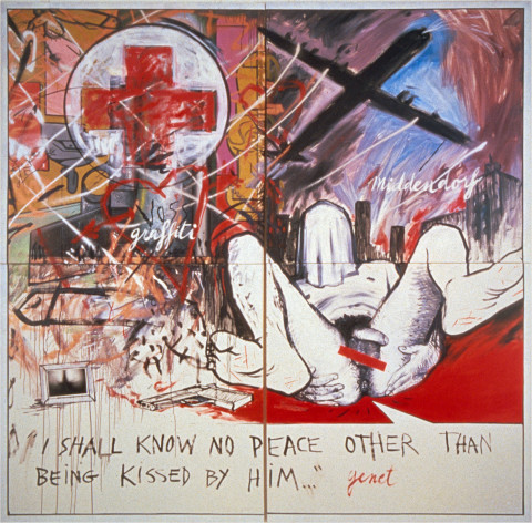 Juan Davila Still Life, 1982; oil on canvas; 137 x 137 cm; enquire