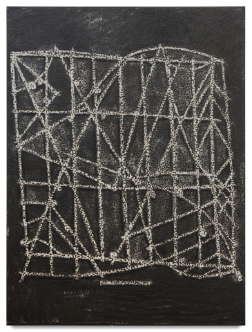 Daniel Boyd Untitled (TBD), 2015; oil & archival glue on linen; 183 x 137.5 cm; enquire