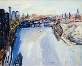 Kevin Connor Darling Harbour (II), 1984; oil on Belgian linen; 122 x 152 cm; enquire