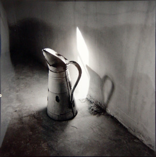 Bill Culbert Jug with Sunspot, France, 1980; silver gelatin prints; 40.5 x 40.5 cm; Edition of 25; enquire