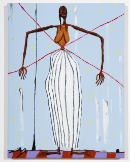 Mia Boe Rip!, 2025; synthetic polymer on linen; 40 x 30 cm; enquire