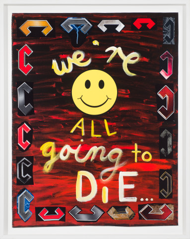 Nell Don't You See?, 2018; acrylic and mixed media on canvas; 100.5 x 80.1 cm; enquire