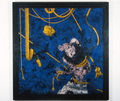 Annette Bezor Not Needing but Wanting, 1988; oil on canvas; 229 x 229 cm; enquire