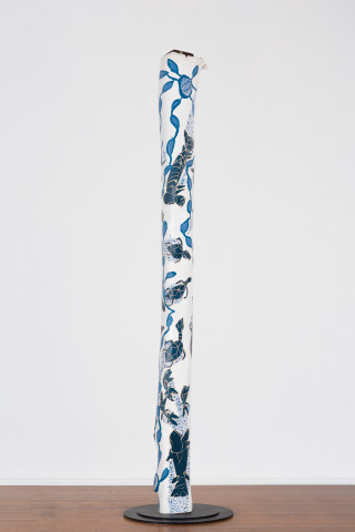 Dhambit Munuŋgurr Milpun milpun Dhambit phosphorescence, 2020; 2575-20; acrylic on eucalyptus; 340 x 40 x 30 cm; more info; enquire