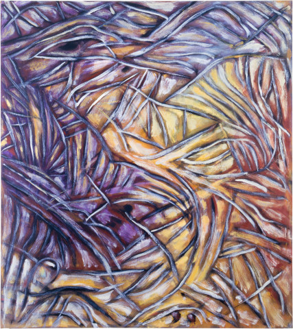 Marion Borgelt The Concealed, 1986; oil on canvas; 150 x 134 cm; enquire