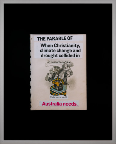 Brook Andrew This year, the parable..., 2020; C-Type hand printed metallic photograph; 159 x 129 cm; Edition of 3 + 2 APs; more info; enquire