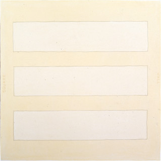 David Tremlett Square Wall, 1988; pastel on paper; 110 x 110 cm; enquire