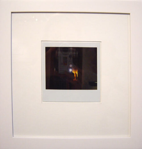 Tracey Emin ROTHKO POLAROIDS (detail), 2004; 12 framed Polaroid photographs and ink on A4 paper; 10 x 10 cm (each Polaroid) and 26.5 x 25.5 cm (each Polaroid frame); enquire