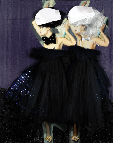 Jacqueline Fraser "MAGIQUE Untitled", 2008; backlit photographs and mixed media; 152.5 x 122 x 25 cm; enquire