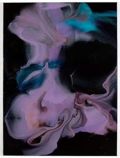 Dale Frank Ambervale, 2008; varnish on canvas; 160 x 120 cm; enquire