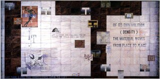Imants Tillers Landing Sites: D, E, F, 2002; synthetic polymer paint, gouache on 170 canvasboards, nos.  66574 - 66742; 280 x 498 cm; enquire