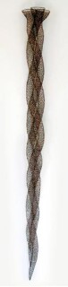 Bronwyn Oliver Plait, 2005; copper; 205 x 22 x 22 cm; enquire