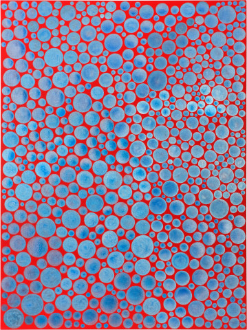 Yayoi Kusama DOTS ACPT, 2009; acrylic on canvas; 130.3 x 97 cm; enquire