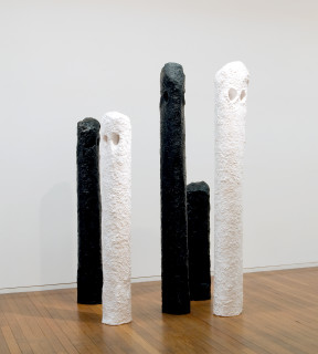 Mikala Dwyer I maybe we, 2005; fibreglass; 5 pieces, overall dimensions: 222 x 29 x 16cm; enquire