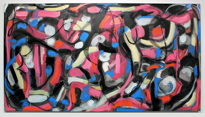 Angela Brennan Infinity plus Ten, 2011; oil on linen; 130 x 240 cm; enquire