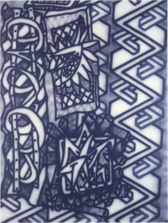 Howard Arkley Amphetamine, 1983; acrylic on canvas; 160 x 120 cm; enquire