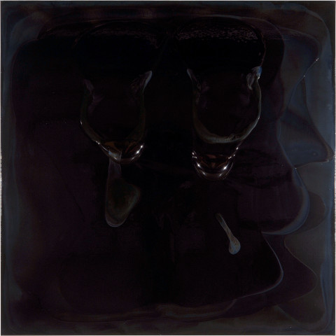 Dale Frank 13. Skeet Ulrich, 2007; varnish on canvas; 200 x 200 cm; enquire