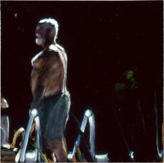 Louise Hearman Untitled #  908, 2003; oil on masonite; 30 x 30 cm; enquire