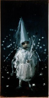 Louise Hearman Untitled #336, 1993; oil on masonite; 27 x 14 cm; enquire