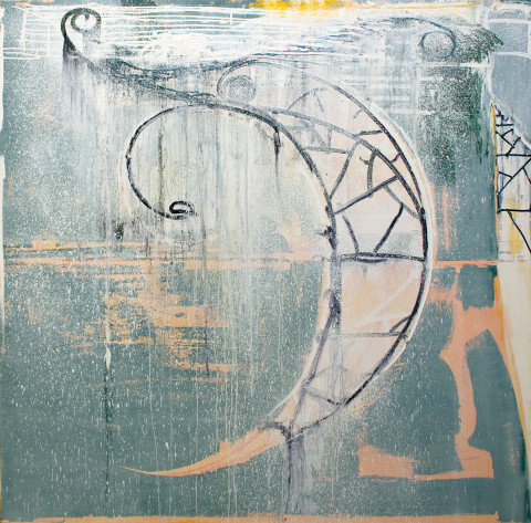 John Firth-Smith No Diamonds Or Pearls, 2011; oil on linen; 6' x 6' (182.9 x 182.9 cm); enquire