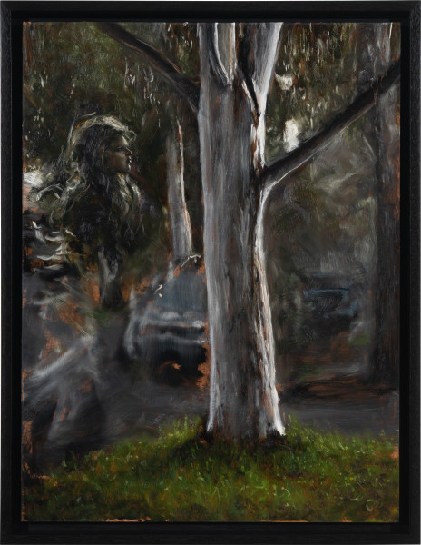 Louise Hearman Untitled #1537, 2024; oil on masonite; 61 x 46 cm; enquire