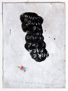 Newell Harry Untitled, 2006; gesso and oil stick on ironed Fabriano paper; 38 x 28 cm; enquire