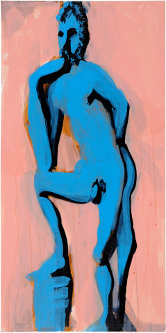 Tony Clark Standing, 2008; acrylic on canvas; 91.5 x 45.5 cm; enquire
