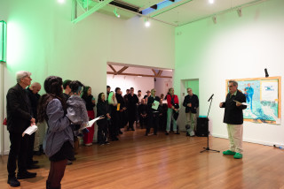 A Constructed World Devil Electricity 02, 2026; performance; with Pheno, Tallulah Smith, Michele Robecchi, David Suyasa, Kathy Bail, Simon Barney, Mikala Dwyer, Tony Oxley and Eva Payne; enquire