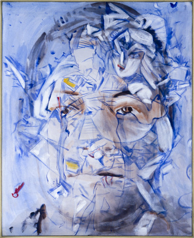 Gunter Christmann Preface, 1990; acrylic on canvas; 168 x 137 cm; enquire