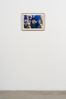 installation view; Callum Morton The Contest of Ideas #2, 2025; pencil and gouache on paper; 30 x 42 cm; enquire