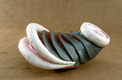 Bronwyn Oliver Os, 1986; Paper, lead, fibreglass; 30.5 x 60.95 x 45.7 cm; enquire
