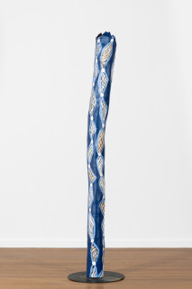 Dhambit Munuŋgurr Gurtha, 2024; 9071-24; acrylic on wood; 251 x 21 x 21 cm; enquire