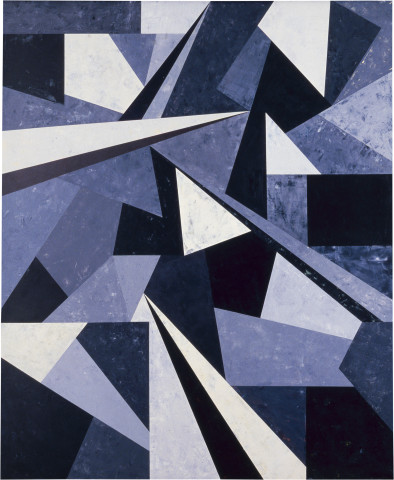 Robert Jacks Metropolis 3, 1983; oil and wax on linen; 183 x 153 cm; enquire