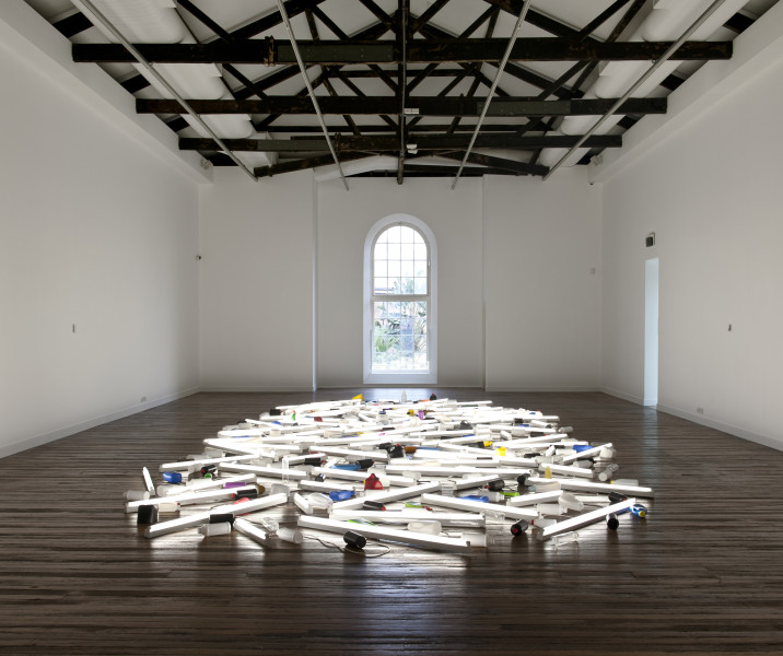 Exhibition view, Bill Culbert, National Art School, Sydney (8 January — 7 March 2015)