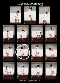 Tracey Moffatt Being Billie Jean King, 2005; colour print on Fujiflex paper; 58 x 43 cm; Edition of 10; enquire