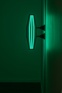 Callum Morton City Lights #10, 2026; steel, 2Pac polyurethane, lights; 70 x 35 x 12 cm; enquire