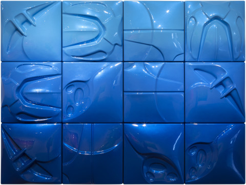 Patricia Piccinini The Smell of Rain, 2017; Automotive paint on ABS plastic; 150 x 200 cm; enquire