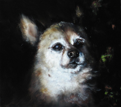 Louise Hearman Untitled #1143, 2005; oil on masonite; 31 x 34 cm; enquire