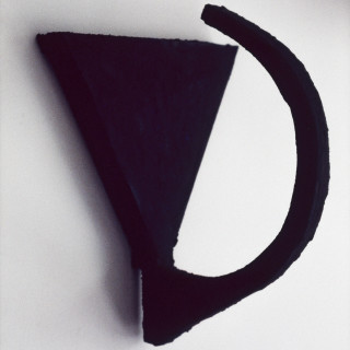 Hilarie Mais Harbinger, 1984; from the series New Friends; timber and surface media; 30 x 26 x 26 cm; enquire