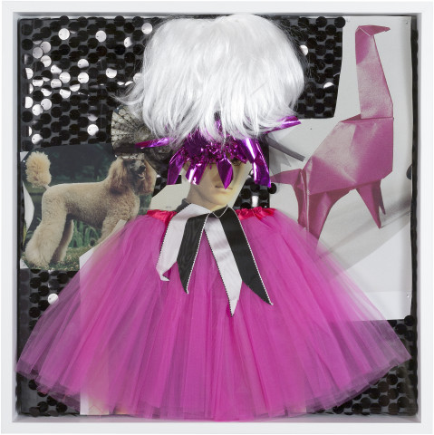 Jacqueline Fraser The Making of L’eclisse 2016, 2016; mixed media; 82 x 82 x 10 cm; enquire