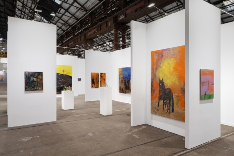NOW PRESENTING: Mia Boe and Jenny Watson in gallery's booth at Sydney Contemporary