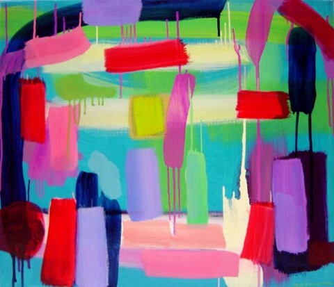 Angela Brennan Exploration-blue II, 2002; Oil on linen; 56 x 66.5 cm; enquire