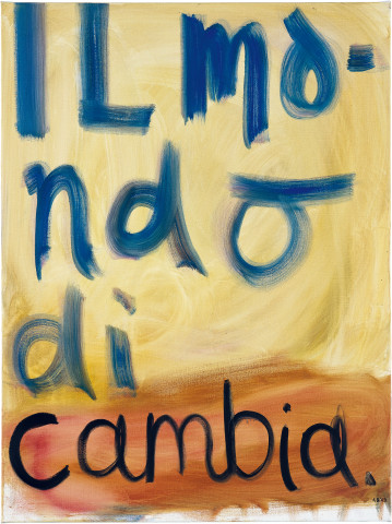 Angela Brennan Il mondo di cambia, 2003; oil on linen; 90 x 101 cm; enquire