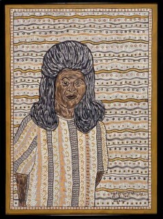 Robert Campbell Jnr Untitled, 1991; ocres on canvas; 92 x 66 cm; enquire