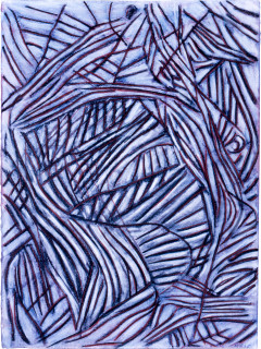 Marion Borgelt #X: Nocturnal River, 1985; from the series A Link Between the Two; pastel on paper; enquire