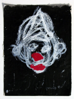 Newell Harry Untitled, 2006; gesso and oil stick on ironed Fabriano paper; 38 x 28 cm; enquire