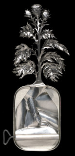 Fiona Hall Cynara scolymus / Globe artichoke, 1989-90; from the series Paradisus Terrestris; aluminium & tin; 25 x 12 x 3 cm; enquire